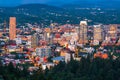 Portland, Oregon, USA Downtown Cityscape Royalty Free Stock Photo