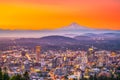 Portland, Oregon, USA Skyline Royalty Free Stock Photo