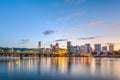 Portland, Oregon, USA skyline at dusk Royalty Free Stock Photo