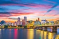 Portland, Oregon, USA Skyline Royalty Free Stock Photo