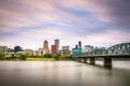 Portland, Oregon, USA skyline at dusk Royalty Free Stock Photo