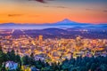 Portland, Oregon, USA Skyline Royalty Free Stock Photo