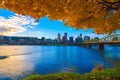 Portland, Oregon Waterfront Royalty Free Stock Photo