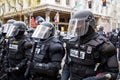 Portland Police in Riot Gear N17 Protest Royalty Free Stock Photo