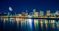 Portland Riverfront at Night