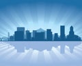 Portland skyline Royalty Free Stock Photo