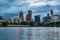 Portland Skyline at Dusk