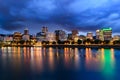 Portland Skyline at Dusk