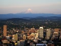 Mountain skyline of Portland