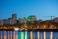 Portland skyline seen from Willamette River