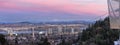 Portland South Waterfront at Sunset Panorama