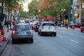 Portland Trimet assistance and maintenance car in downtown. Royalty Free Stock Photo