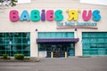 Babies R US store with a permanently closed sign posted in the window.