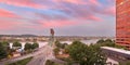 Portland Waterfront Hawthorne Bridge at Sunset Royalty Free Stock Photo