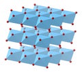 Portlandite (calcium hydroxide, Ca(OH)2, slaked lime, hydrated lime) mineral, crystal structure