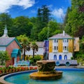 Portmeirion Fountain