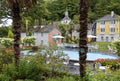 Portmeirion village and gardens, Portmeirion, Wales Royalty Free Stock Photo