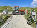 Portnoo, County Donegal - August 13 2022 : The public right of way is still blocked by the Golf course