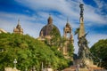 Porto ALegre, Brazi: the JÃÂºlio de Castilhos Monument to the center of Matriz Square PraÃÂ§a da Matriz , Porto Alegre, Royalty Free Stock Photo