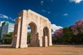 Porto Alegre, Rio Grande do Sul, Brazil, March 29 - 2021: Monume