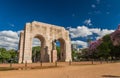 Porto Alegre, Rio Grande do Sul, Brazil, March 29 - 2021: Monument to the expeditionary of Farroupilha Park redemption