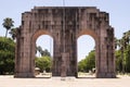 Porto Alegre, Rio Grande do Sul, Brazil - November 25, 2023: Arch at Monument to the expeditionary of