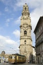 Porto baroque bell tower of the ClÃÂ©rigos church