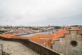 Porto, Portugal - July 2017. Porto Cathedral facade view, Roman Catholic church, Portugal.