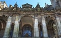 Porto Cathedral lateral facade, Portugal.