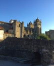 The Porto Cathedral Portugal view. Royalty Free Stock Photo