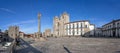 Porto Cathedral or Se Catedral do Porto and the Pillory in the Cathedral Square aka Terreiro da Se Royalty Free Stock Photo