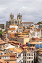 The Porto Cathedral and traditional tile roofs