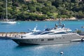 PORTO CERVO SARDINIA/ITALY - MAY 19 : Luxury yacht in Porto Cervo Sardinia on May 19, 2015. Unidentified people