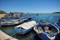 Porto Cesareo: View of the harbour of Porto Cesareo, a village in the southern part of Puglia, Apulia, Italy