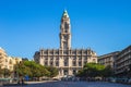 Porto city hall, landmark of porto, protugal Royalty Free Stock Photo