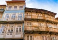 Facade of a typical residential building in Porto, Portugal Royalty Free Stock Photo