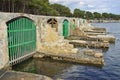 Porto Colom Shelters Royalty Free Stock Photo