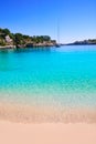 Porto Cristo beach in Manacor Majorca Mallorca Royalty Free Stock Photo