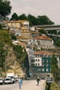 Porto Fontainhas neighborhood riverside houses Royalty Free Stock Photo