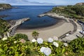 Porto Formoso beach, Sao Miguel, Azores Islands, Portugal.