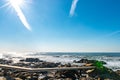 Porto Homem do Leme Beach Royalty Free Stock Photo