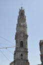 Porto, July 21st: Torre Clerigos Church details in Downtown of Porto Portugal