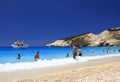 Porto Katsiki beach in Lefkada, Greece