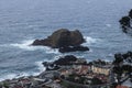 View on Porto Moniz, little village at the coastline of Madeira, Portugal