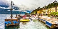 Porto Nuovo in Limone Lake Garda Royalty Free Stock Photo