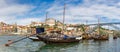 Porto and old  traditional boats Royalty Free Stock Photo