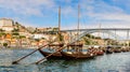 Porto and old  traditional boats Royalty Free Stock Photo