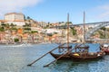 Porto and old  traditional boats Royalty Free Stock Photo