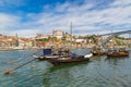 Porto and old  traditional boats Royalty Free Stock Photo