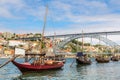Porto and old  traditional boats Royalty Free Stock Photo